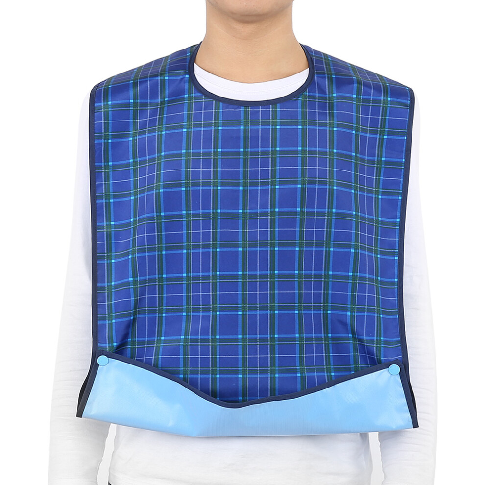 Adult Elder Bib Waterproof Mealtime Double Layer