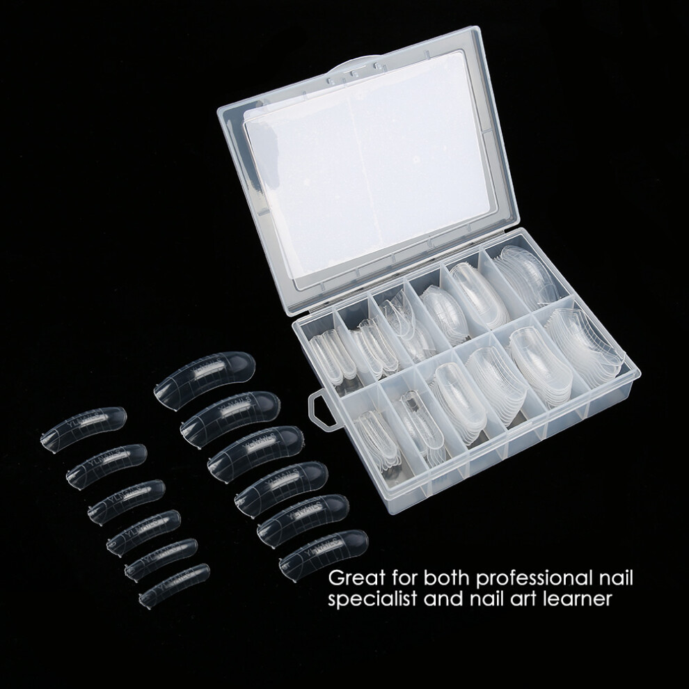 120 Clear Nail Extension Tips Full Cover