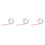3Pcs Pressure Sensitive White Packing Tape Roll for Box Sealing 2