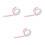 3Pcs Pressure Sensitive White Packing Tape Roll for Box Sealing 5