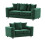 Furniture 786 Plush Velvet 3+2 Seater Sofa Set Green 1
