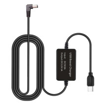 Rechts abgewinkeltes USB-C-Spannungs-Boosterkabel, 5 V, 3 A,