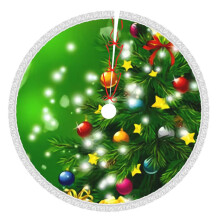 Jupe de sapin de Noël 122 cm Décoration rustique pour les fêtes