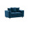 Furniture 786 Plush Velvet 3+2 Seater Sofa Set Blue 2