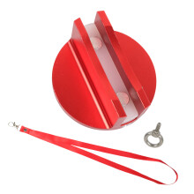 Magnetic Jacks Pad With Grooved Base Jacks Stand For Stable-Red