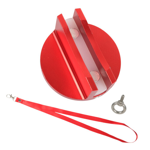 Magnetic Jacks Pad With Grooved Base Jacks Stand For Stable-Red