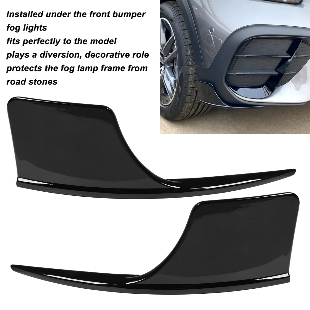 2X Front Bumper Splitters For Mercedes Glb X247 7340572851048