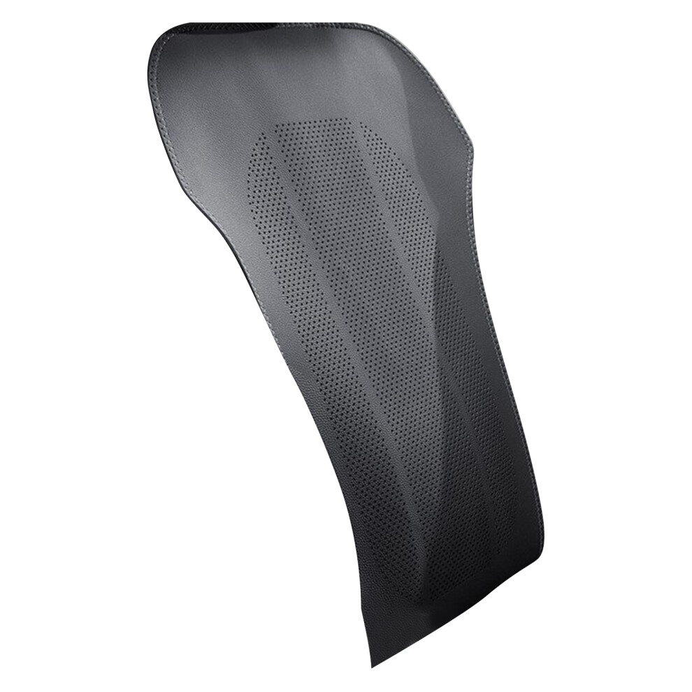 Perforated Leather Universal Car Seat Backrest Back Cover- Black 7704001250169
