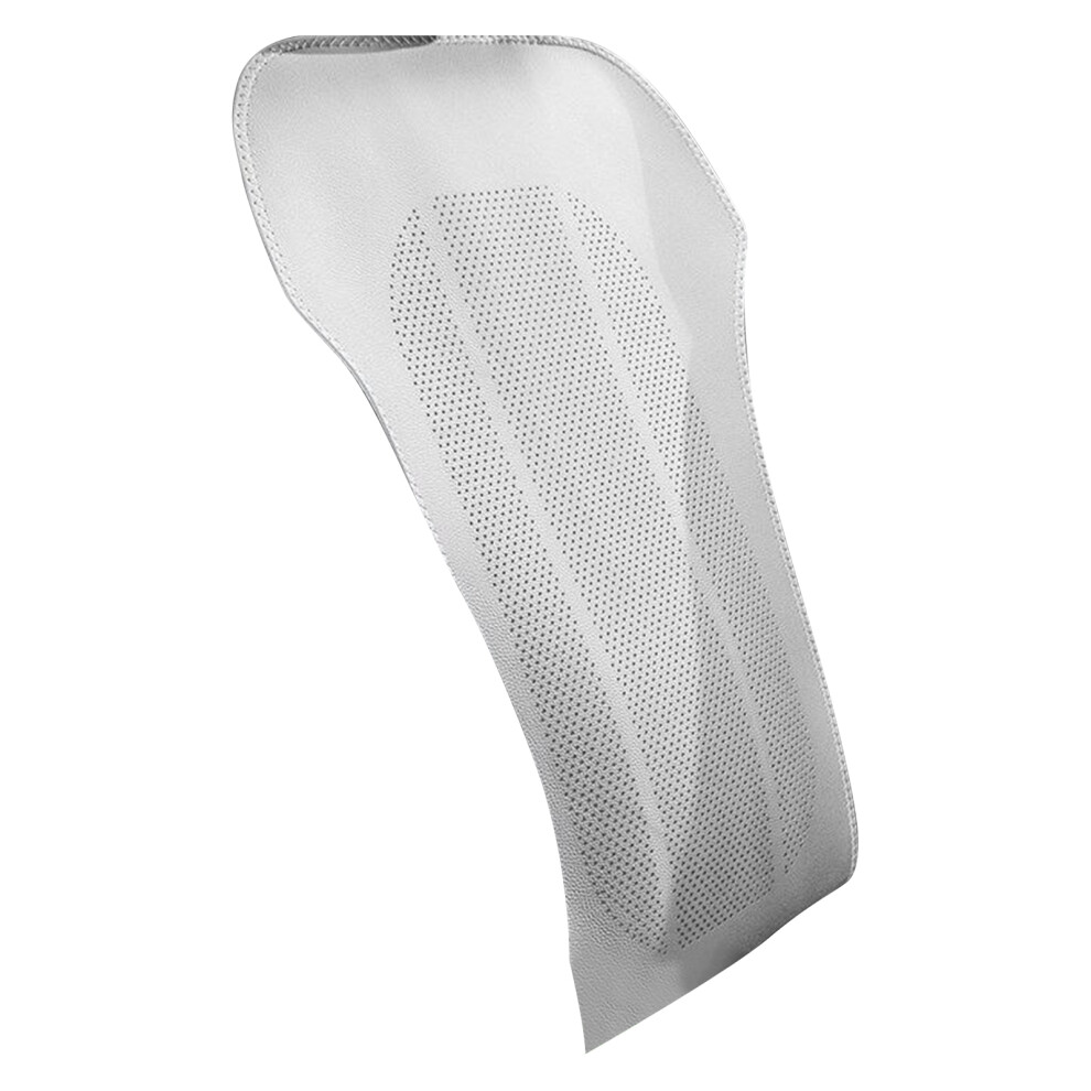 Leather Car Seat Backrest With Airflows Holes Ventilation- White 7751001548529