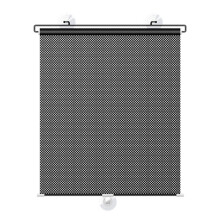 Intrekbaar automatisch zonnescherm met metalen-Zwart 45 125cm