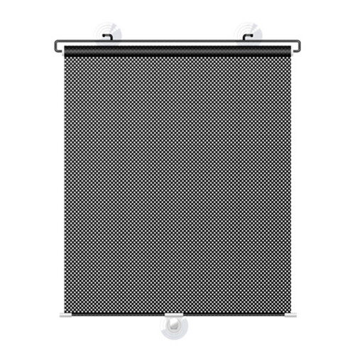 Foldable Windshield Sun Protector Metal Support-Black 45 125cm