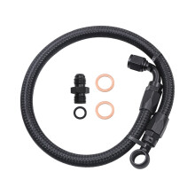 High Pressure Fuel Line Connector Nylon Braided With Aluminum