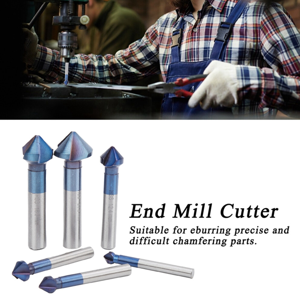Tungsten Steel Chamfer Tool Set 6 Pieces