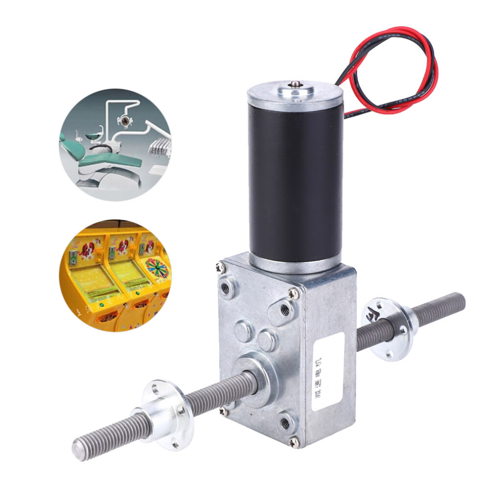 Worm Gear Motor M8 Double Shaft Flange