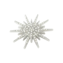 Broche étoile en strass de cristal avec épingle à revers à-1