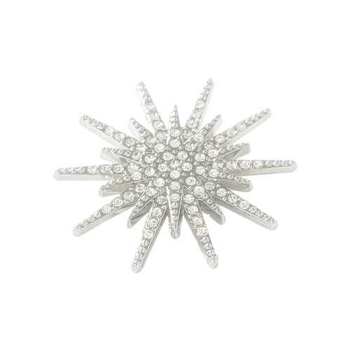 Broche étoile en strass de cristal avec épingle à revers à-1