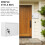 Wall Mount Plastic Mailbox White 1 Set 8.5 x 6.9 x 3.7 In 3