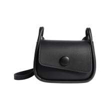 Dame læder crossbody taske med justerbar rem