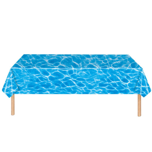 Πλαστικό τραπεζομάντιλο Ocean Blue 137x274cm 1 συσκευασία
