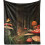 Manta de lã flanelada com estampa de flamingos, 127 x 178 cm (50 x 70 polegadas) 1