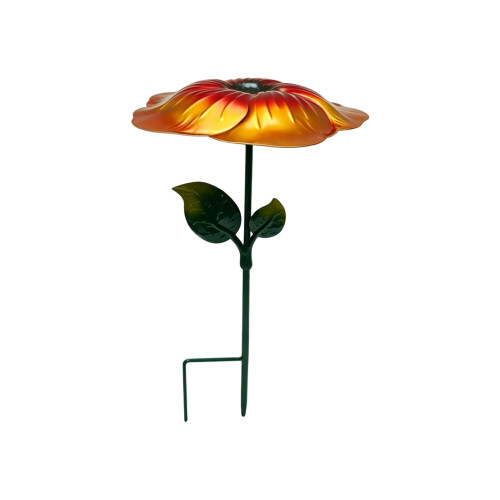 Elegant Lotuses Leaf Shape Plant Support Stakes-bronze