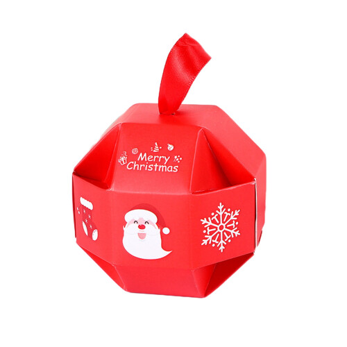 Conjunto de caixas de doces de Natal para presente, 6 peças