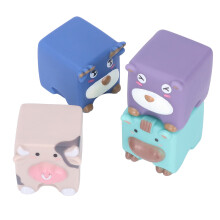 4 Soft Animal Stacking Blocks for Babies
