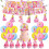 Είδη πάρτι γενεθλίων Princess Peach 12 τεμάχια 1