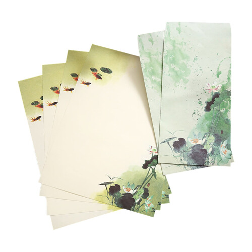 Ästhetisches Briefpapier und Umschläge Set4Letters2