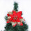 Glitter Hollow Leaf Ornaments Gold Silver Red 5PCS 14cm 2