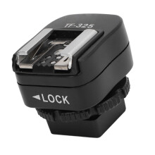 Hot Shoe Adapter with PC Cable Port for Alpha