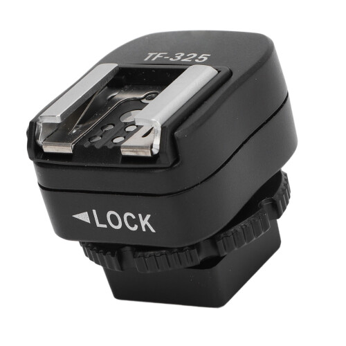 Hot Shoe Adapter with PC Cable Port for Alpha