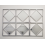 9x Silver Square Diamond Shape Wall Mirror 40Cm D 3