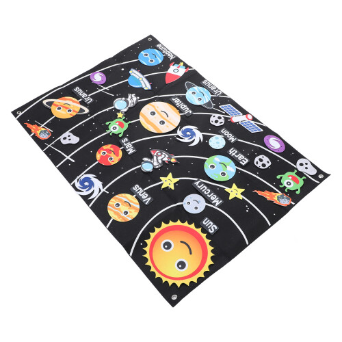 40-Piece Felt Solar System Story Board