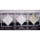 9x Silver Square Diamond Shape Wall Mirror 40Cm D 5