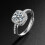 925 Sterling Silver Square Moissanite Ring for Women 2