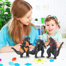 6PCS Funny Monster PVC Statues