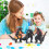 6PCS Funny Monster PVC Statues 4