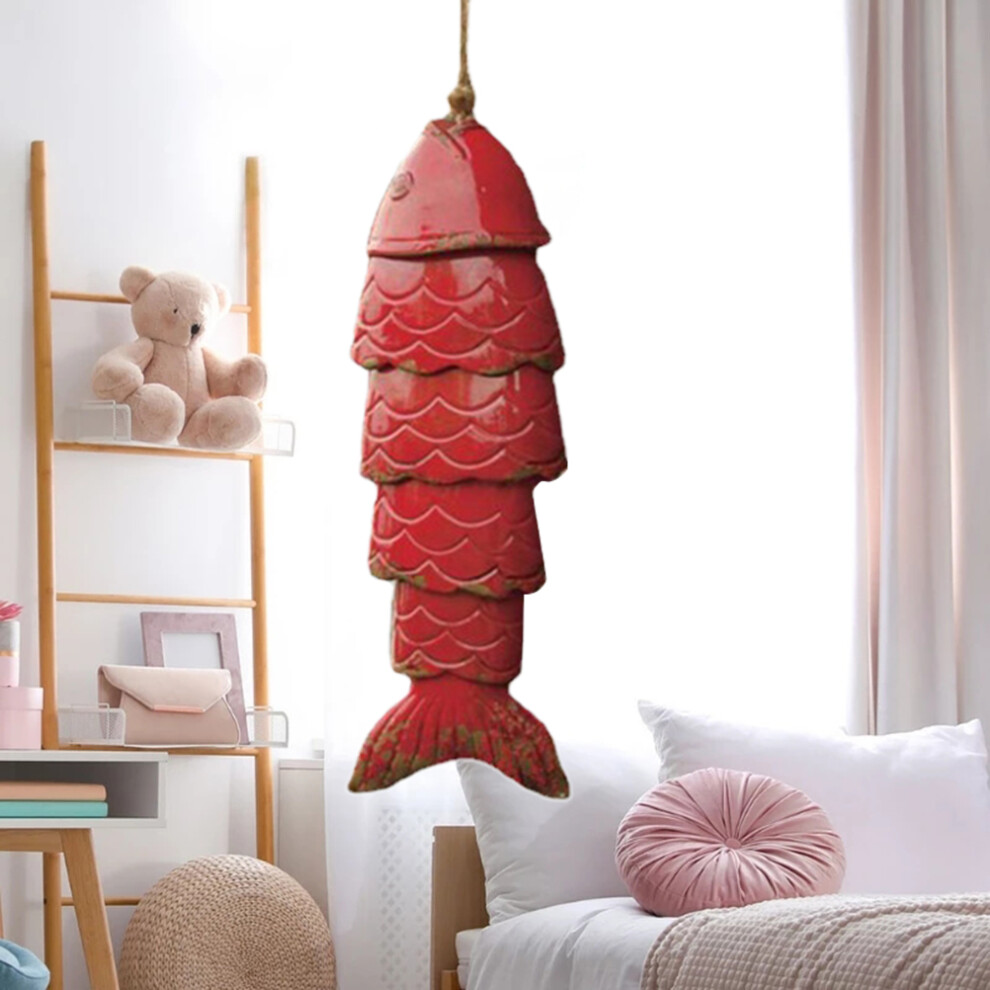 Colourful Koi Fish Resin Wind Chime