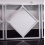 12x Silver Square Diamond Shape Wall Mirror 40Cm D 7