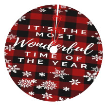 Christmas Tree Skirt Plaid 36 Inch