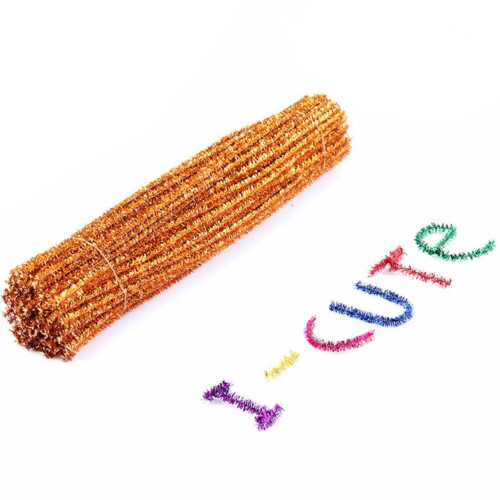 Plüss Csavart Bárdísz Narancssárga 30cm 100db