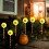 Halloween LED-bakkelys med seks øyne 1