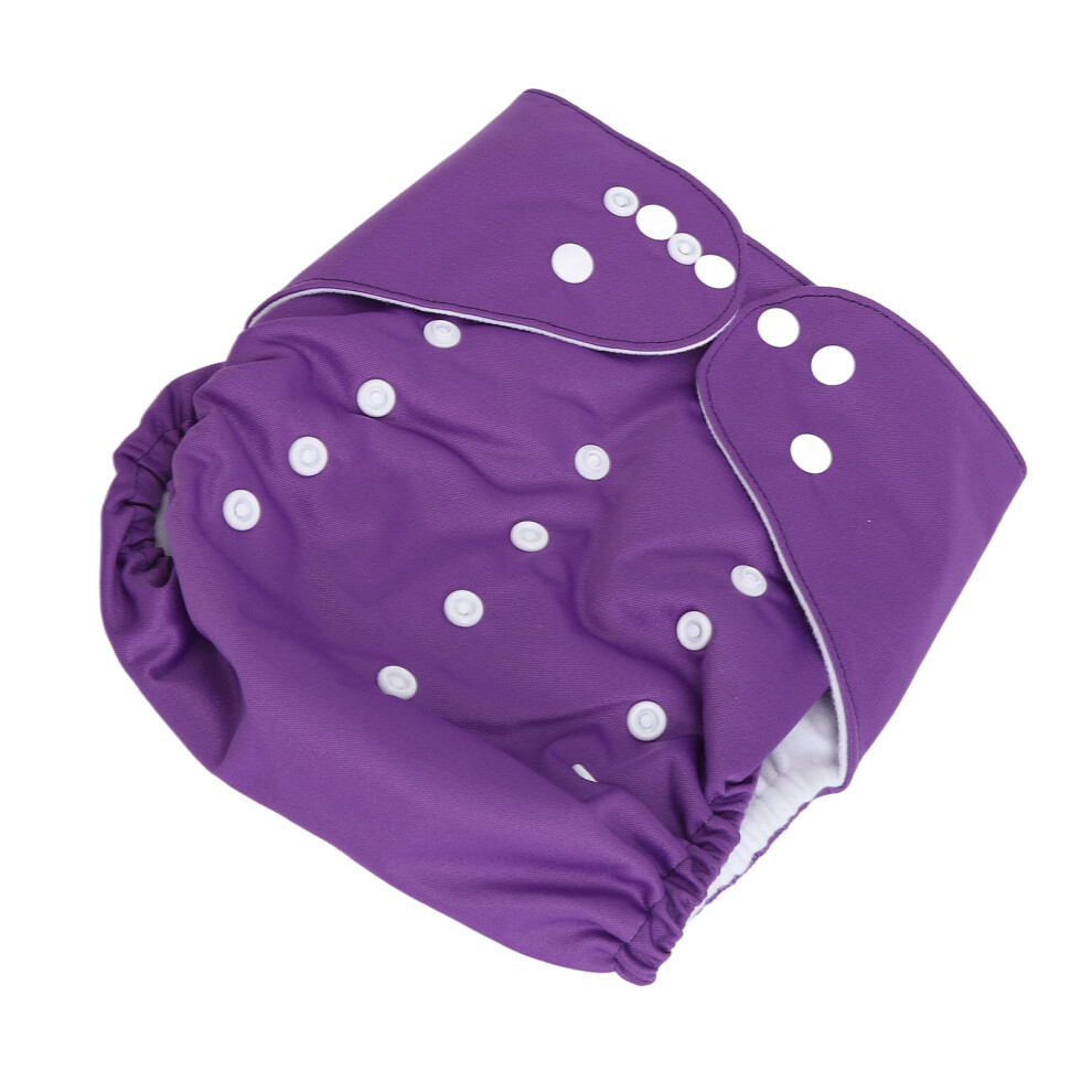 Purple Reusable Leakproof Cloth Nappy