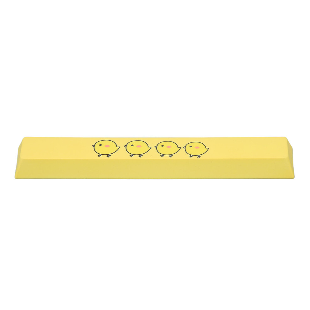 Pbt Spacebar Keycap With Chicken Design Yellow 7790334132579