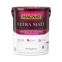 Peinture latex antireflet Magnat Ultra Matt, blanc mat, 5 L
