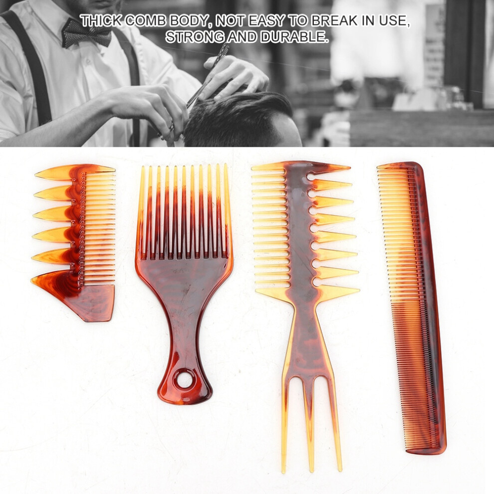 Portable Men Oil Hair Comb Wide Teeth