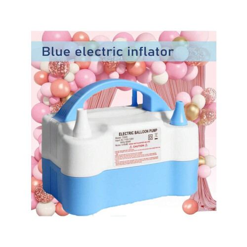 Pompe à ballons électrique à double embout 110 V rose 2