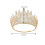 Tiara de cristal para mujer, ideal para bodas y cumpleaños. 3
