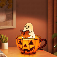 Halloween3D Spook Nachtlampje LED Werkt op Batterijen